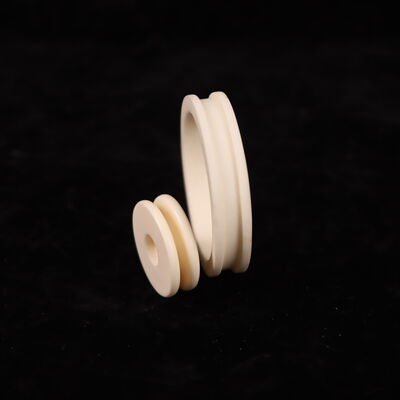 তাপীয় সম্প্রসারণ 8.9 X 10-6 কে অ্যালুমিনিয়াম অক্সাইড সিরামিক অফারিং ঘনত্ব 3.75-3.9g সেমি 3 এবং ডায়েলক্ট্রিক ধ্রুবক 9.6 যান্ত্রিক উপাদানগুলির জন্য আদর্শ