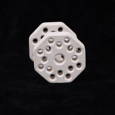 তাপীয় ধাক্কা প্রতিরোধের 250 মালাইট সিরামিক তাপীয় সম্প্রসারণ সহগ 4.5 থেকে 5.5 × 10−6 প্রতি কেলভিন এবং কঠোরতা 7 থেকে 8 মোহস তাপ সুরক্ষা সিস্টেমে ব্যবহৃত