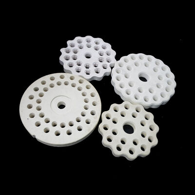 তাপীয় শক প্রতিরোধের 250 মালাইট সিরামিক রাসায়নিক রচনা 3Al2O3 2SiO2 কঠোরতা 7 8 মোহস টেকসই শিল্প উপাদান