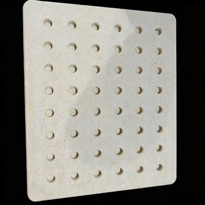 পারফরেটেড কর্ডিওরাইট মালাইট ওভেন শেল্ফ উচ্চ স্থায়িত্বের শেল্ফ উচ্চ তাপমাত্রা চুল্লিতে অবিচ্ছিন্ন জন্য উপযুক্ত