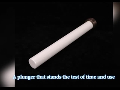 পরিধান প্রতিরোধের শিল্প সিরামিক লেপা পিস্টন অ্যালুমিনিয়াম প্লঞ্জার হলুদ রঙ