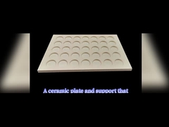 অগ্নি প্রতিরোধী কর্ডিয়ারিট সেটার প্লেট থার্মাল শক প্রতিরোধী পাউডার ধাতুবিদ্যার জন্য