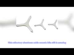 অ্যালুমিনিয়াম অক্সাইড সিরামিক সিরামিক ফান স্টিল্ট ক্ষয় প্রতিরোধের