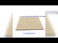 তাপীয় শক প্রতিরোধের 200c Cordierite শেল্ফ সাদা বা হলুদ unglazed পৃষ্ঠ